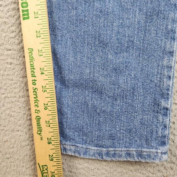VTG Lee Rider Jeans Women's 6P Blue Straight Leg High Rise Classic Ladies Denim - Picture 6 of 12